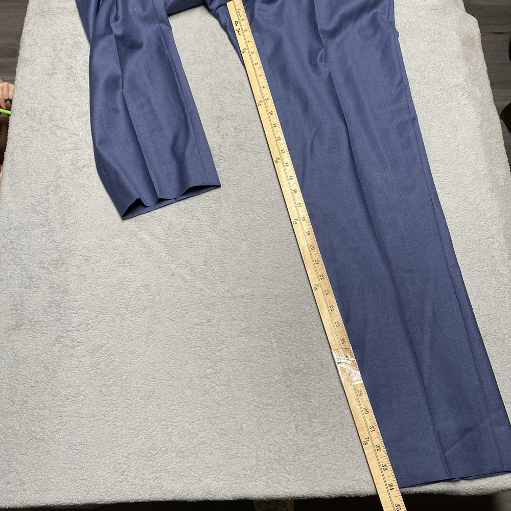 Coppley Wool Dress Pants 36x34 Wool Trouser Reda Fabric Made In Canada - Picture 7 of 8